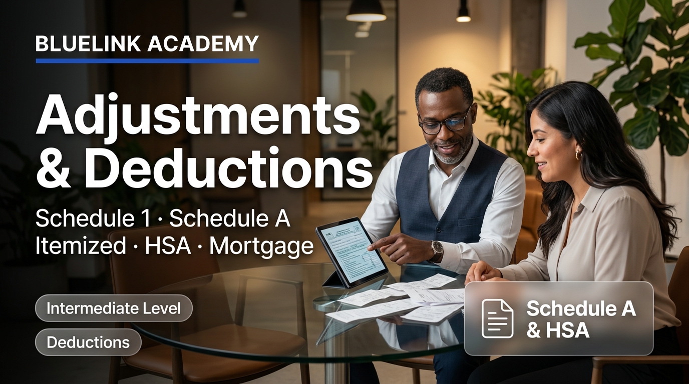 Unit 3: Adjustments & Deductions