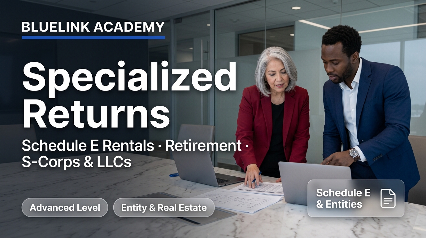 Unit 8: Specialized Returns