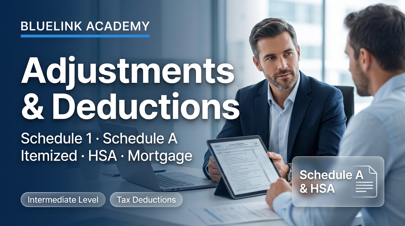 Unit 3: Adjustments & Deductions